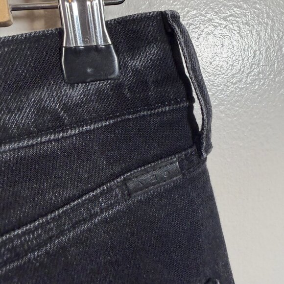 AYR Secret Sauce Wide Leg Jeans Size 27 Short Black Date Night Wash High Rise - Picture 8 of 11